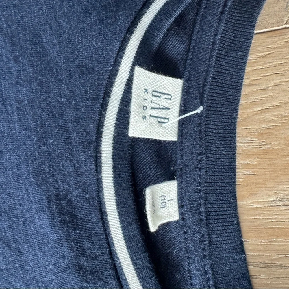 Gap Kids Dress Size Large Navy Grey